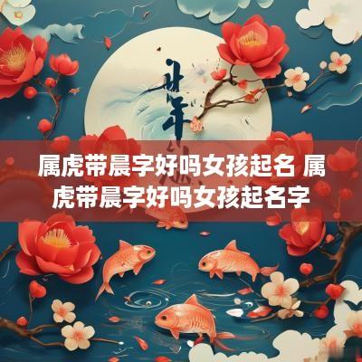 属虎带晨字好吗女孩起名 属虎带晨字好吗女孩起名字