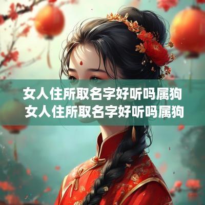 女人住所取名字好听吗属狗 女人住所取名字好听吗属狗的