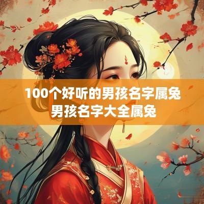 100个好听的男孩名字属兔 男孩名字大全属兔