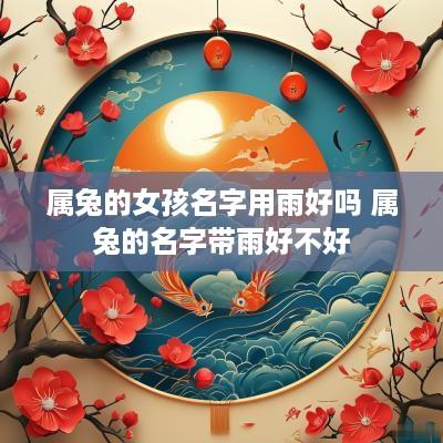 属兔的女孩名字用雨好吗 属兔的名字带雨好不好