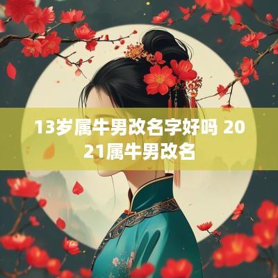 13岁属牛男改名字好吗 2025属牛男改名