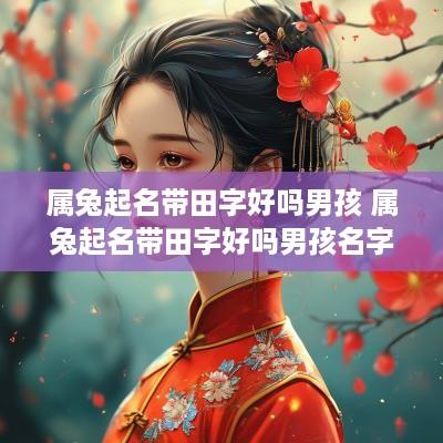 属兔起名带田字好吗男孩 属兔起名带田字好吗男孩名字