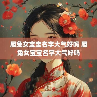 属兔女宝宝名字大气好吗 属兔女宝宝名字大气好吗