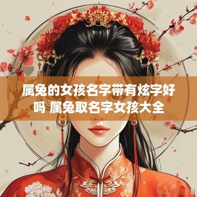 属兔的女孩名字带有炫字好吗 属兔取名字女孩大全