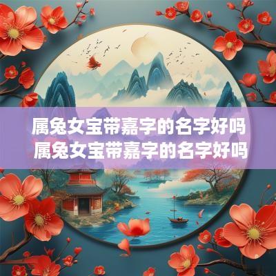 属兔女宝带嘉字的名字好吗 属兔女宝带嘉字的名字好吗怎么取