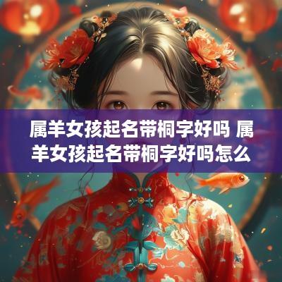 属羊女孩起名带桐字好吗 属羊女孩起名带桐字好吗怎么取
