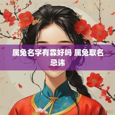 属兔名字有霖好吗 属兔取名忌讳