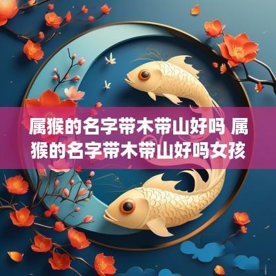 属猴的名字带木带山好吗 属猴的名字带木带山好吗女孩