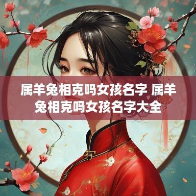 属羊兔相克吗女孩名字 属羊兔相克吗女孩名字大全