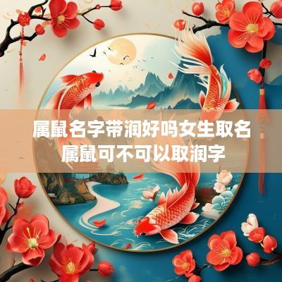 属鼠名字带润好吗女生取名 属鼠可不可以取润字