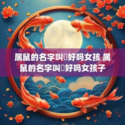 属鼠的名字叫玥好吗女孩 属鼠的名字叫玥好吗女孩子