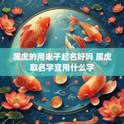 属虎的用米子起名好吗 属虎取名字宜用什么字