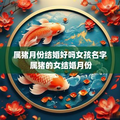 属猪月份结婚好吗女孩名字 属猪的女结婚月份