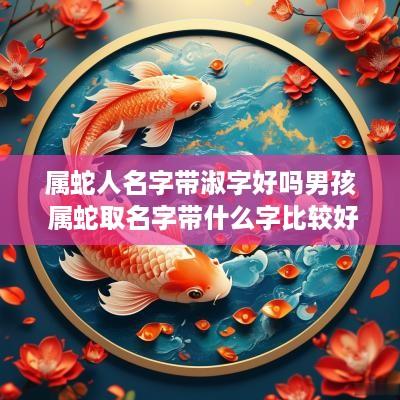 属蛇人名字带淑字好吗男孩 属蛇取名字带什么字比较好