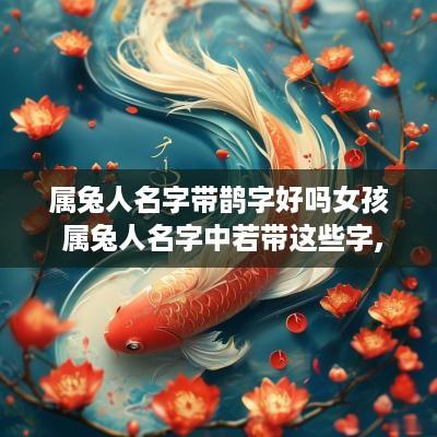 属兔人名字带鹊字好吗女孩 属兔人名字中若带这些字,一生大富大贵