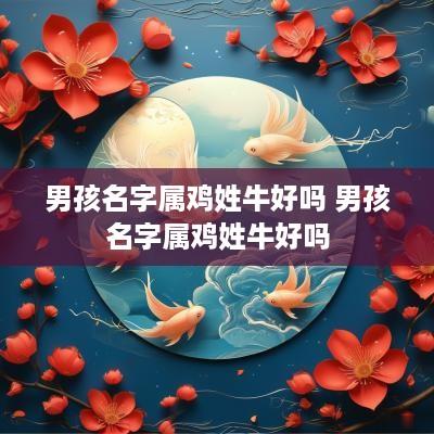 男孩名字属鸡姓牛好吗 男孩名字属鸡姓牛好吗