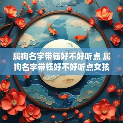 属狗名字带钰好不好听点 属狗名字带钰好不好听点女孩