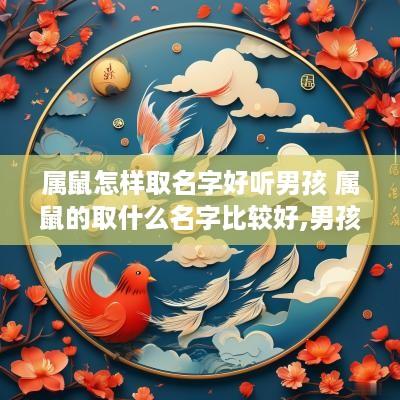 属鼠怎样取名字好听男孩 属鼠的取什么名字比较好,男孩
