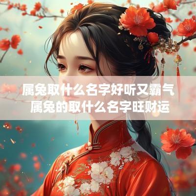 属兔取什么名字好听又霸气 属兔的取什么名字旺财运