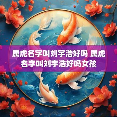 属虎名字叫刘宇浩好吗 属虎名字叫刘宇浩好吗女孩