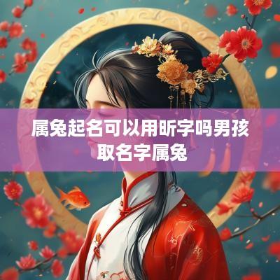 属兔起名可以用昕字吗男孩 取名字属兔