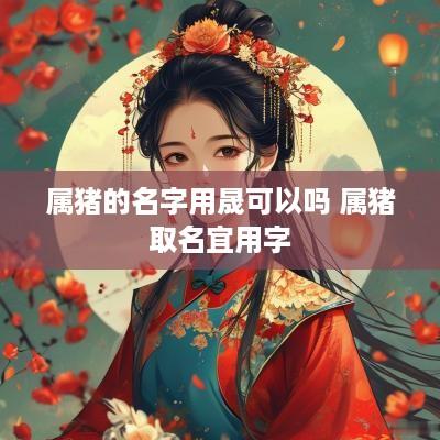 属猪的名字用晟可以吗 属猪取名宜用字