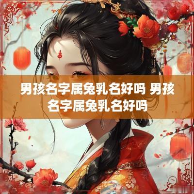 男孩名字属兔乳名好吗 男孩名字属兔乳名好吗