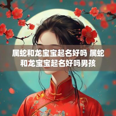 属蛇和龙宝宝起名好吗 属蛇和龙宝宝起名好吗男孩