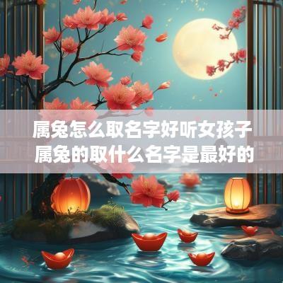 属兔怎么取名字好听女孩子 属兔的取什么名字是最好的女孩