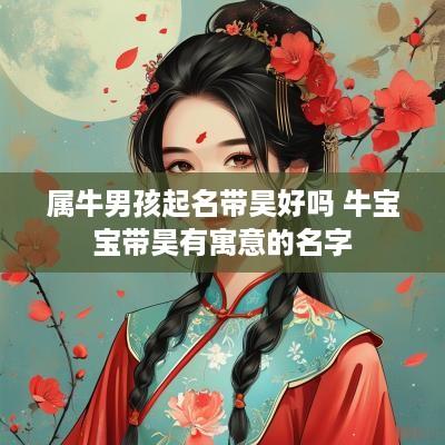 属牛男孩起名带昊好吗 牛宝宝带昊有寓意的名字