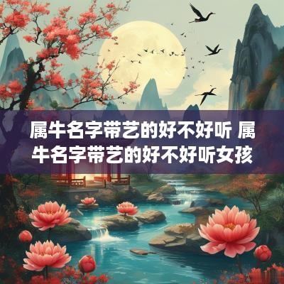 属牛名字带艺的好不好听 属牛名字带艺的好不好听女孩