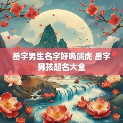 岳字男生名字好吗属虎 岳字男孩起名大全