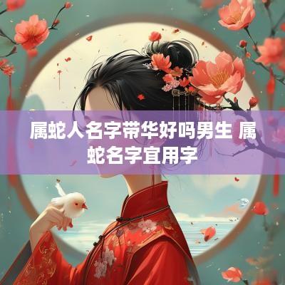 属蛇人名字带华好吗男生 属蛇名字宜用字