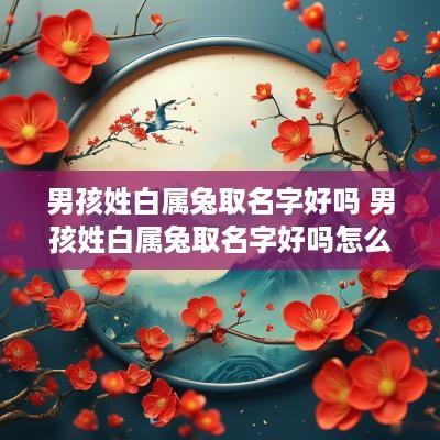 男孩姓白属兔取名字好吗 男孩姓白属兔取名字好吗怎么取