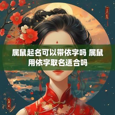属鼠起名可以带依字吗 属鼠用依字取名适合吗