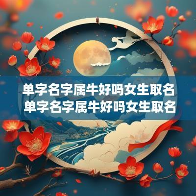单字名字属牛好吗女生取名 单字名字属牛好吗女生取名叫什么