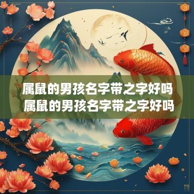 属鼠的男孩名字带之字好吗 属鼠的男孩名字带之字好吗怎么取