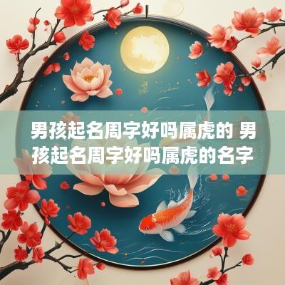 男孩起名周字好吗属虎的 男孩起名周字好吗属虎的名字