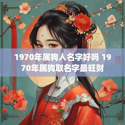 1970年属狗人名字好吗 1970年属狗取名字最旺财