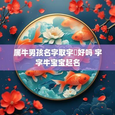 属牛男孩名字取宇芃好吗 宇字牛宝宝起名