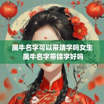 属牛名字可以带靖字吗女生 属牛名字带锦字好吗