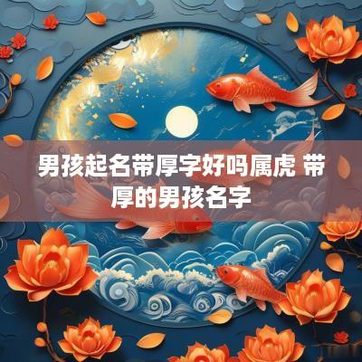 男孩起名带厚字好吗属虎 带厚的男孩名字