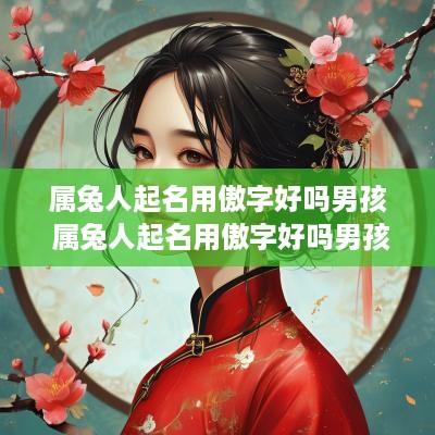 属兔人起名用傲字好吗男孩 属兔人起名用傲字好吗男孩子