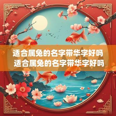 适合属兔的名字带华字好吗 适合属兔的名字带华字好吗男孩