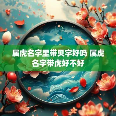 属虎名字里带贝字好吗 属虎名字带虎好不好