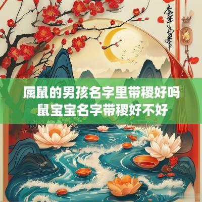 属鼠的男孩名字里带稷好吗 鼠宝宝名字带稷好不好
