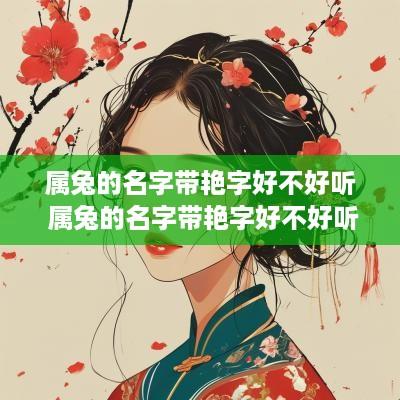 属兔的名字带艳字好不好听 属兔的名字带艳字好不好听呢