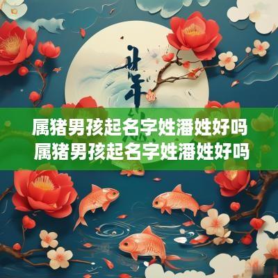 属猪男孩起名字姓潘姓好吗 属猪男孩起名字姓潘姓好吗