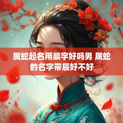 属蛇起名用晨字好吗男 属蛇的名字带辰好不好