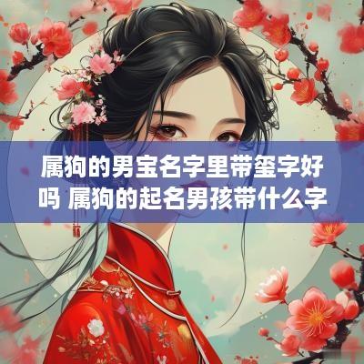 属狗的男宝名字里带玺字好吗 属狗的起名男孩带什么字好
